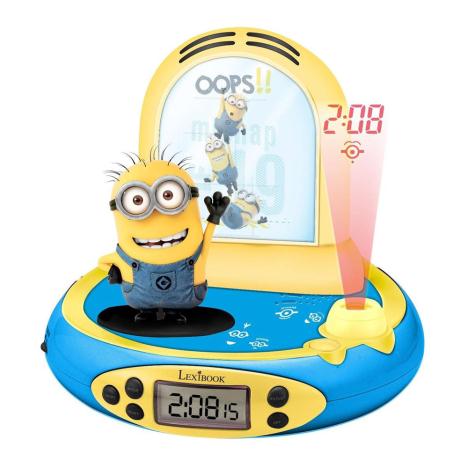Minions Digital Projector Radio Alarm Clock £29.99